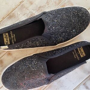 Keds × Kate Spade NY Double Decker Glitter Mules